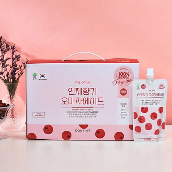 합성첨가물 무첨가 인제향기 프리미엄 오미자 에이드 주스 선물세트 모음 100ml 10개입/20개입