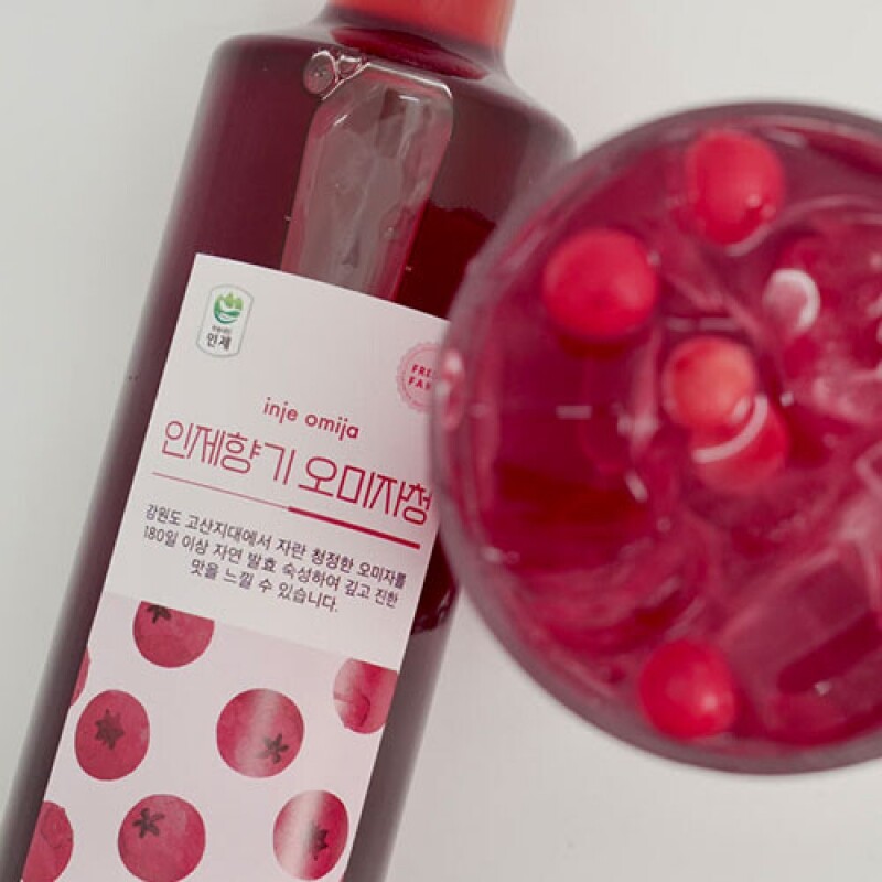 오미자, 오미자청,오미자원액,오미자엑기스,오미자즙,선물,전통방식인제푸드, 인제향기, 수제오미자청,카페용,업소용,산지직송,대용량오미자, 대용량오미자청, 국내산오미자, 강원도오미자, 인제오미자, 직접재배오미자, 발효오미자, 발효청, 문경오미자